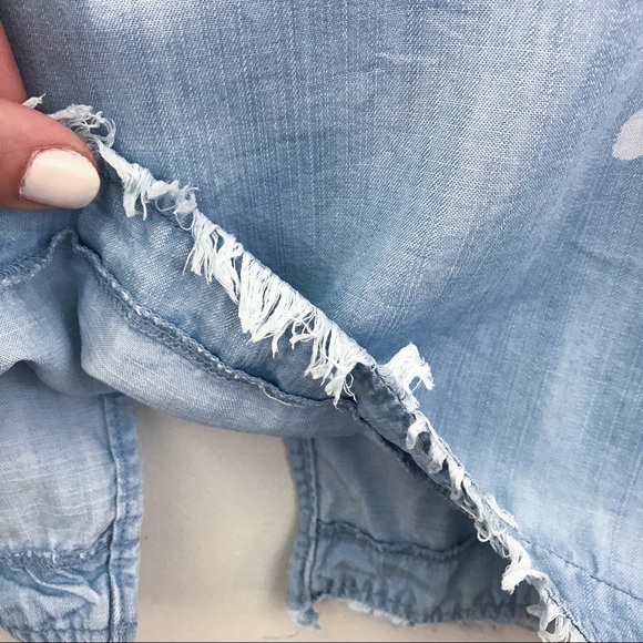 🎈Cloth & Stone Chambray Polka Dot Tank Top - Picture 8 of 9